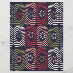 Abstrakt mönster Scrapbook papper