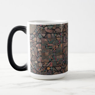 Abstrakt Mönster Silhouette - Artistic 15 oz Magisk Mugg