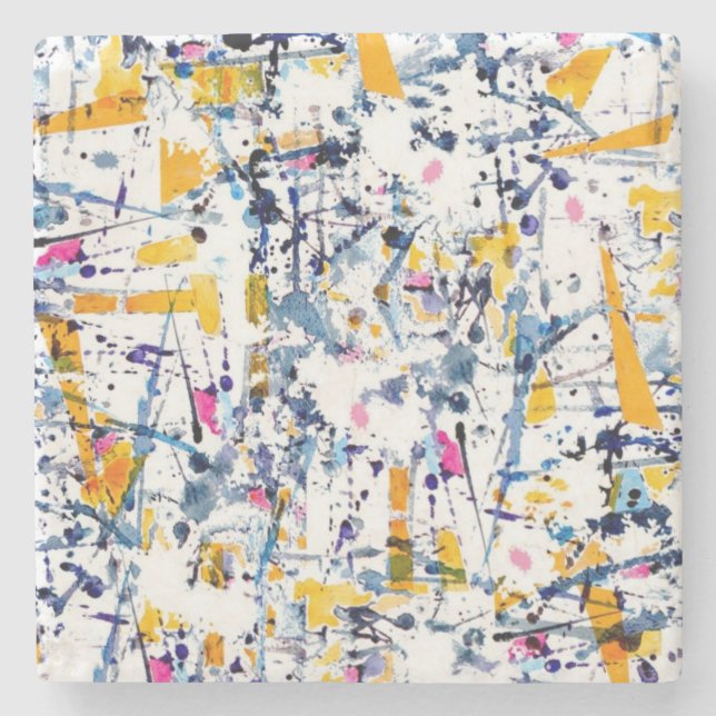 Abstrakt mönster stenunderlägg (Framsidan)