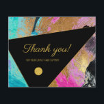 Abstrakt mönster tackar er flygare flygblad<br><div class="desc">Tack för den moderna personligen.</div>