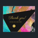 Abstrakt mönster tackar er flygare flygblad<br><div class="desc">Tack för den moderna personligen.</div>