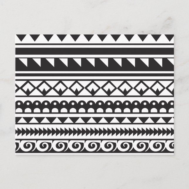 abstrakt mönster vykort (Framsida)