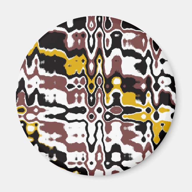 Abstrakt mönstermagnet magnet (Framsidan)