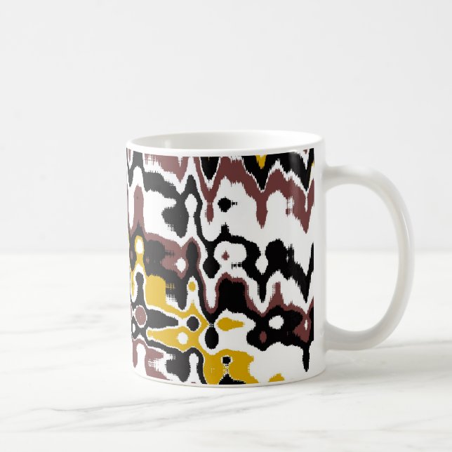 Abstrakt mönstermugg kaffemugg (Höger)
