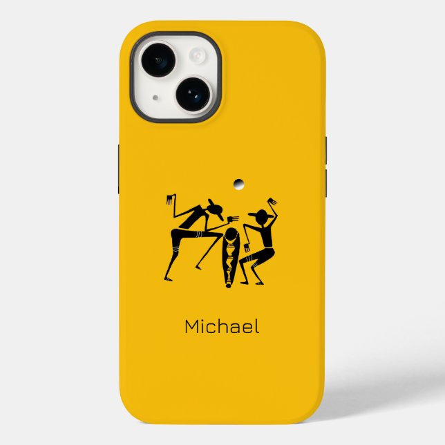 Abstrakt Moonlight Dance-Orange (Baksida)