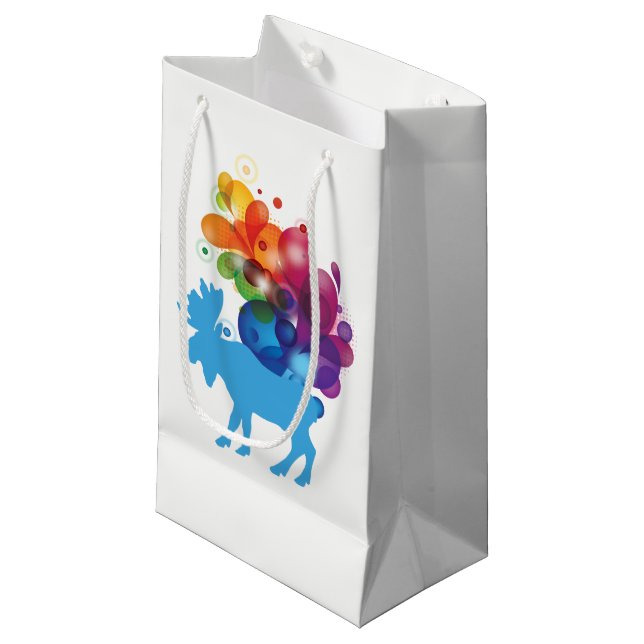 Abstrakt Moose Gift Bag (Framsidan Vinklad)