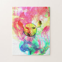 Abstrakt Moose Photo Puzzle Pussel