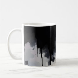 Abstrakt mörker kaffemugg