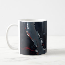 Abstrakt mörker kaffemugg