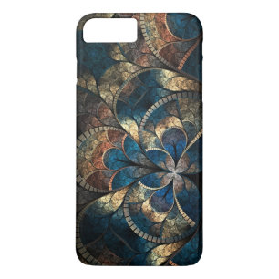 Abstrakt Mosaic Blues iPhone 7 Pluss