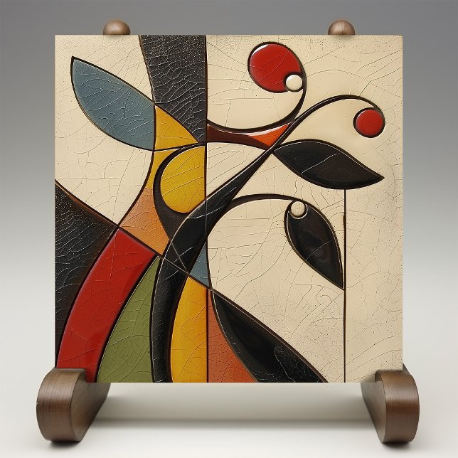 Abstrakt Mosaic Elegance Ceramic Tile Kakelplatta (Skapare uppladdad)