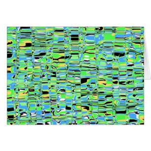 Abstrakt Mosaic Hälsningskort