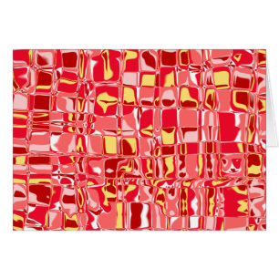 Abstrakt Mosaic Hälsningskort