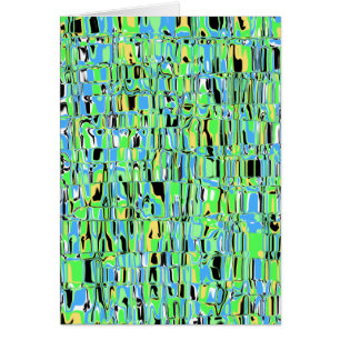 Abstrakt Mosaic Hälsningskort