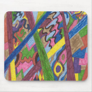 abstrakt "Mosaic Kor Roads" Musmatta