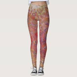 Abstrakt Mosaic-like Art Art Leggings