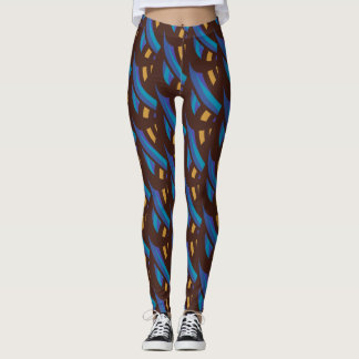 Abstrakt Mosaic Mönster #3 Leggings