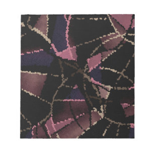 Abstrakt mosaic mönster anteckningsblock