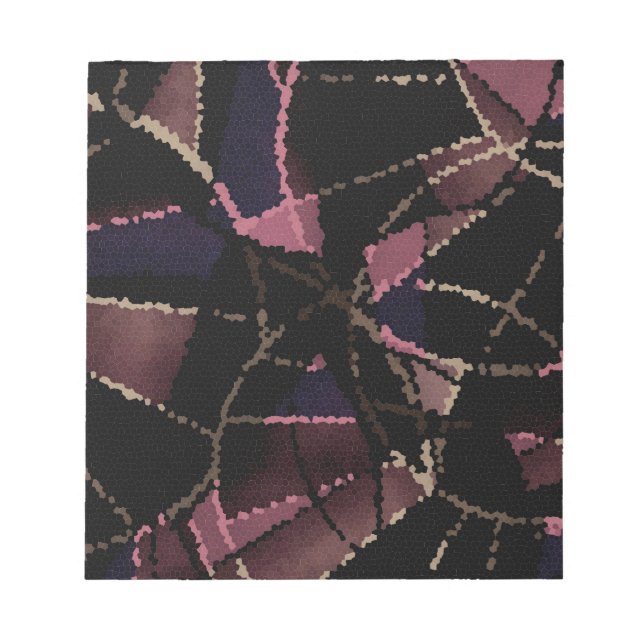 Abstrakt mosaic mönster anteckningsblock (Framsida)