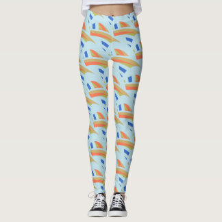 Abstrakt Mosaic Mönster Leggings