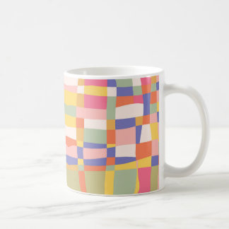 Abstrakt Mosaic Mugg - Vibrant Multifärgad Design