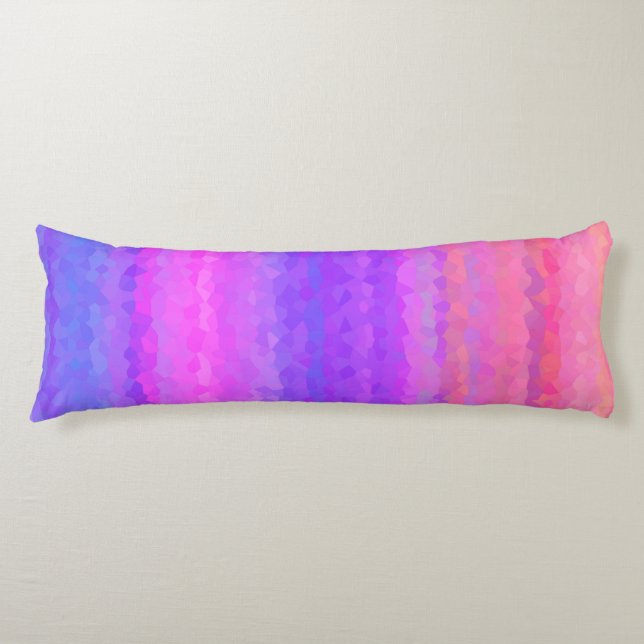 Abstrakt Mosaic Seamless Mönster Kroppskudde (Framsidan)