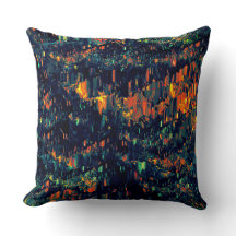 Abstrakt mosaik av förskjuten campfire på grönakti