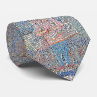 Abstrakt mosaik - Pojke i fin dress Slips