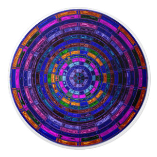Abstrakt mosaikglas #9 knopp