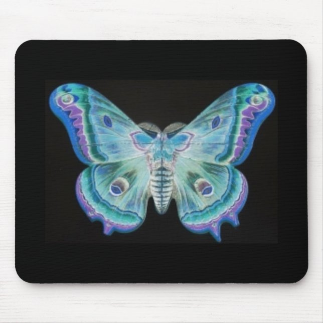 Abstrakt Moth Mousepad Musmatta (Framsidan)