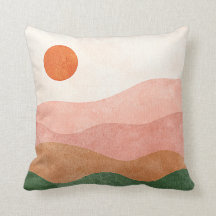 Abstrakt Mountain Ligcape Modern Boho Sol