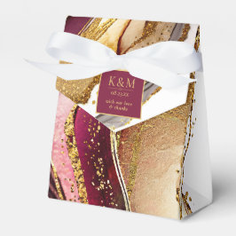 Abstrakt mousserande Bröllop Vin Red ID1018 Presentaskar