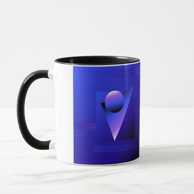 abstrakt mugg (Vänster)