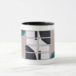 Abstrakt muggdesign mugg