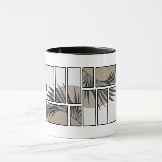 Abstrakt muggdesign mugg (Center)