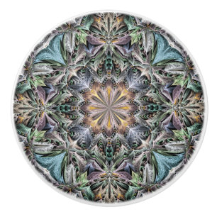 Abstrakt Multifärgad Succulent Garden Rosette Knopp