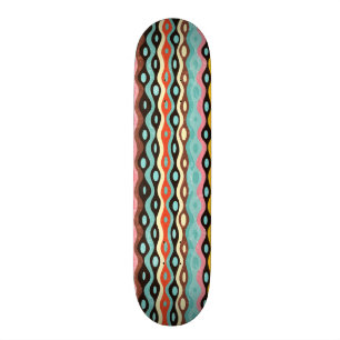 Abstrakt multifärgadmönster old school skateboard bräda 18 cm