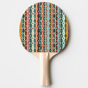 Abstrakt multifärgadmönster pingisracket