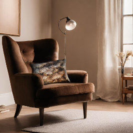 Abstrakt Mushroom Prydnadskudde