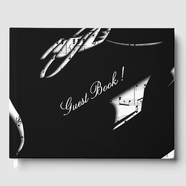 Abstrakt Music Guest Bok (Framsida)