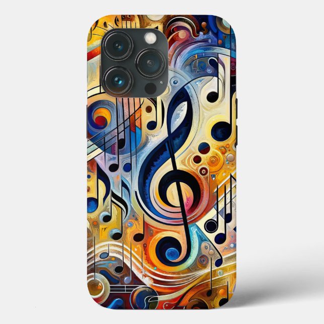 Abstrakt Music Phone Case (Baksida )