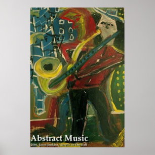 Abstrakt Music Poster