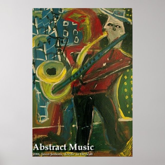 Abstrakt Music Poster (Framsidan)