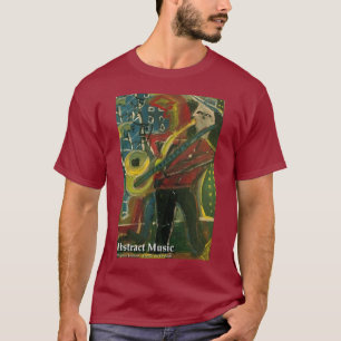 Abstrakt Musik T-shirt