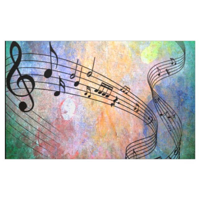 abstrakt musik tyg (Yard)