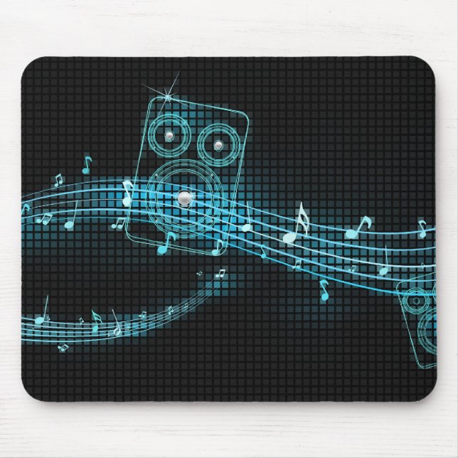 Abstrakt musikmousepad musmatta (Framsidan)