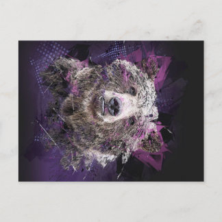 Abstrakt Mystikbollar_ Meddelande Vykort