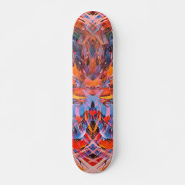 Abstrakt Mystisk Fantasykonst Mini Skateboard Bräda 18,5 Cm