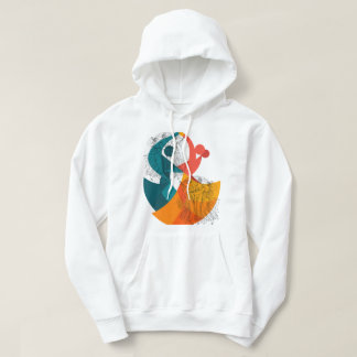 Abstrakt mytologi – Vintage grekisk konstdesign Hoodie