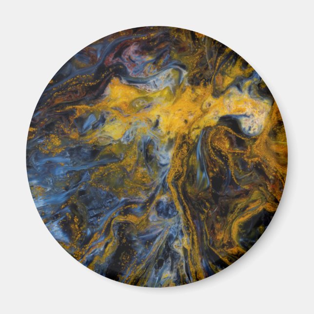 Abstrakt närbild av Pietersite Magnet (Framsidan)